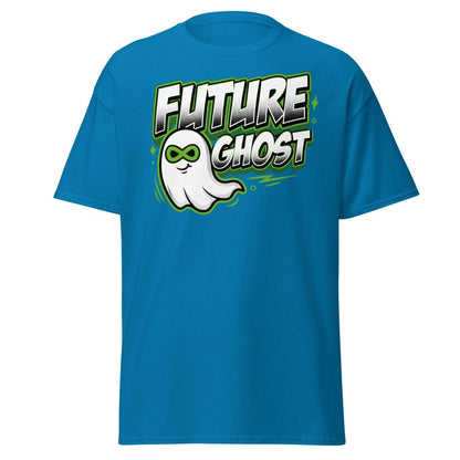 Future Ghost T-Shirt | Funny Infinity Ghost Tee - Sapphire - TeeRipple