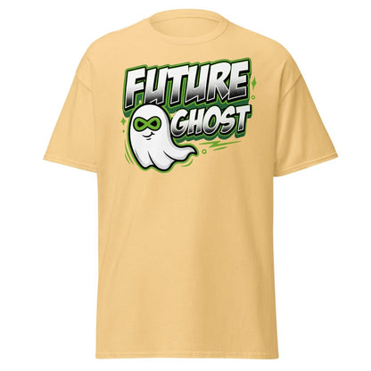 Future Ghost T-Shirt | Funny Infinity Ghost Tee - Yellow Haze - TeeRipple
