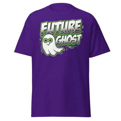 Future Ghost T-Shirt | Funny Infinity Ghost Tee - Purple - TeeRipple