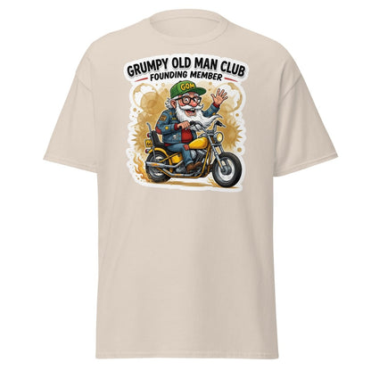 Grumpy Old Man Club Founding Member T-Shirt - Natural - TeeRipple