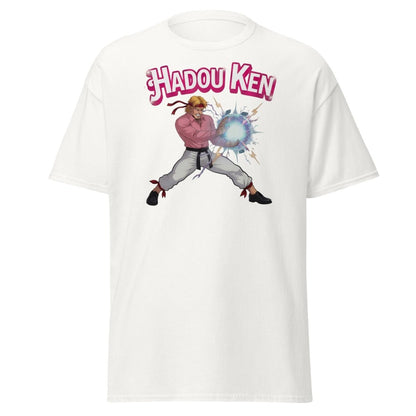 Hadou Ken Hadouken Street Fighter T-Shirt - White - TeeRipple