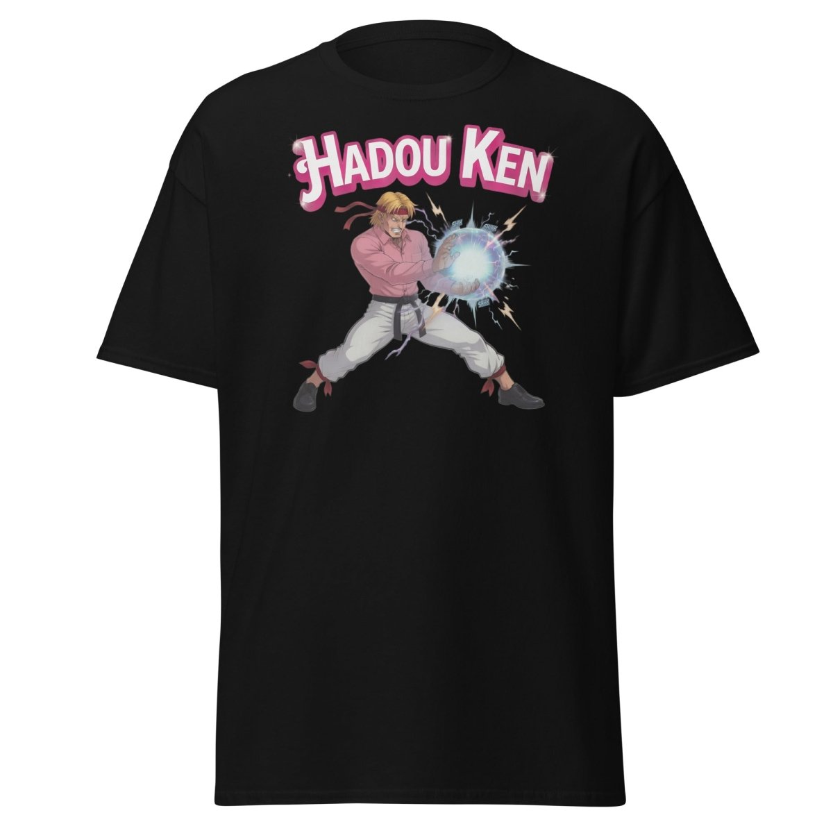 Hadou Ken Hadouken Street Fighter T-Shirt - Black - TeeRipple