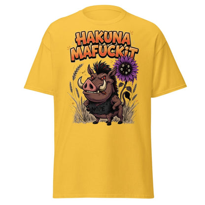 Hakuna Mafuckit Pumbaa T-Shirt - Funny Adult Graphic Tee - Daisy - TeeRipple