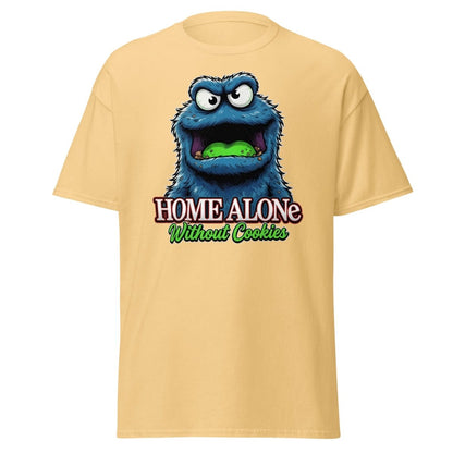 Home Alone Without Cookies Funny Monster T-Shirt - Yellow Haze - TeeRipple