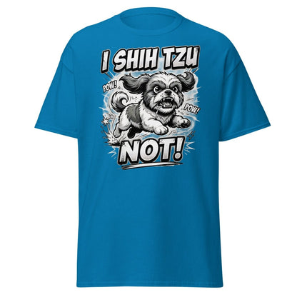 I Shih Tzu Not T-Shirt - Funny Shih Tzu Dog Pun Tee - Sapphire - TeeRipple