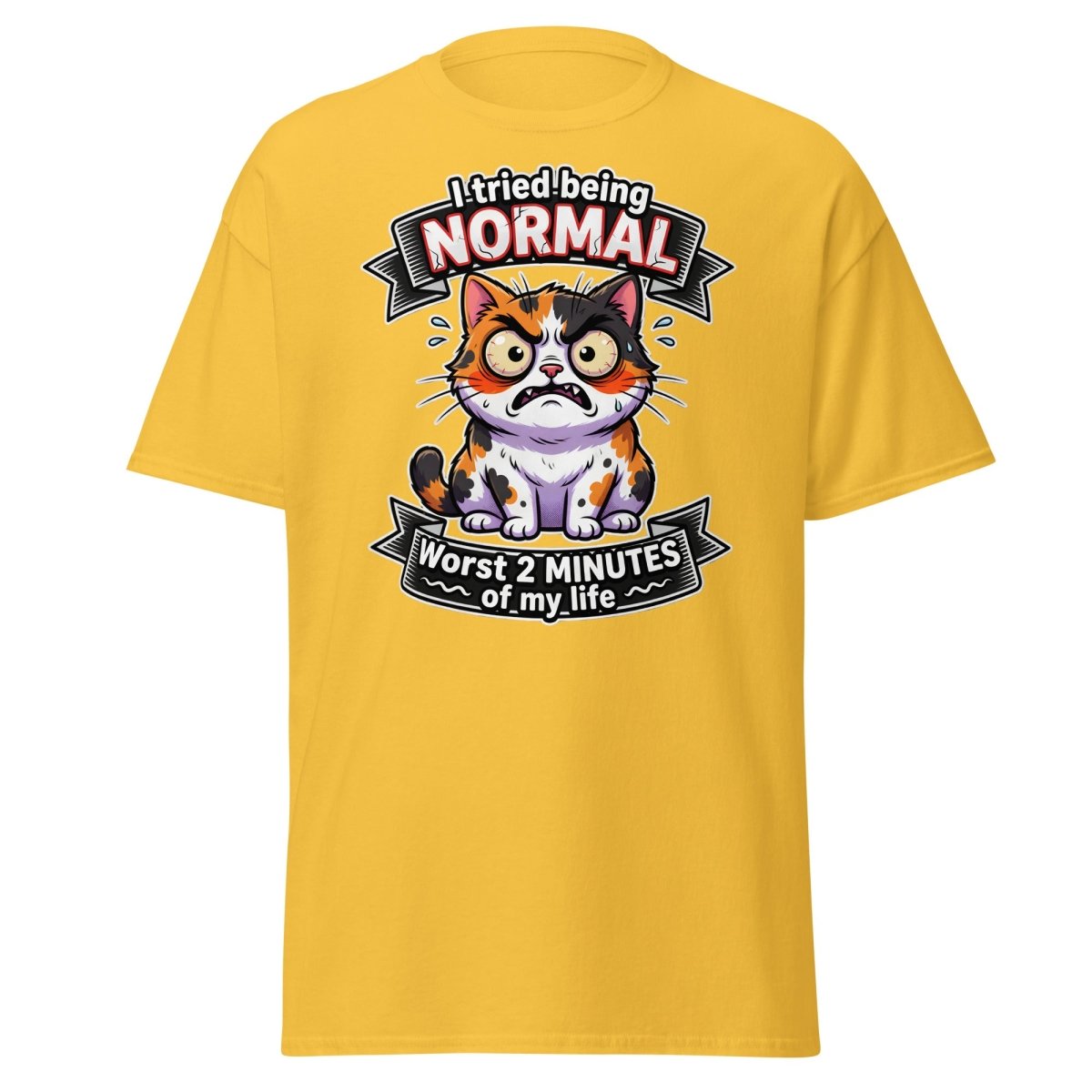 I Tried Being Normal Cat T-Shirt - Funny Introvert Tee - Daisy - TeeRipple