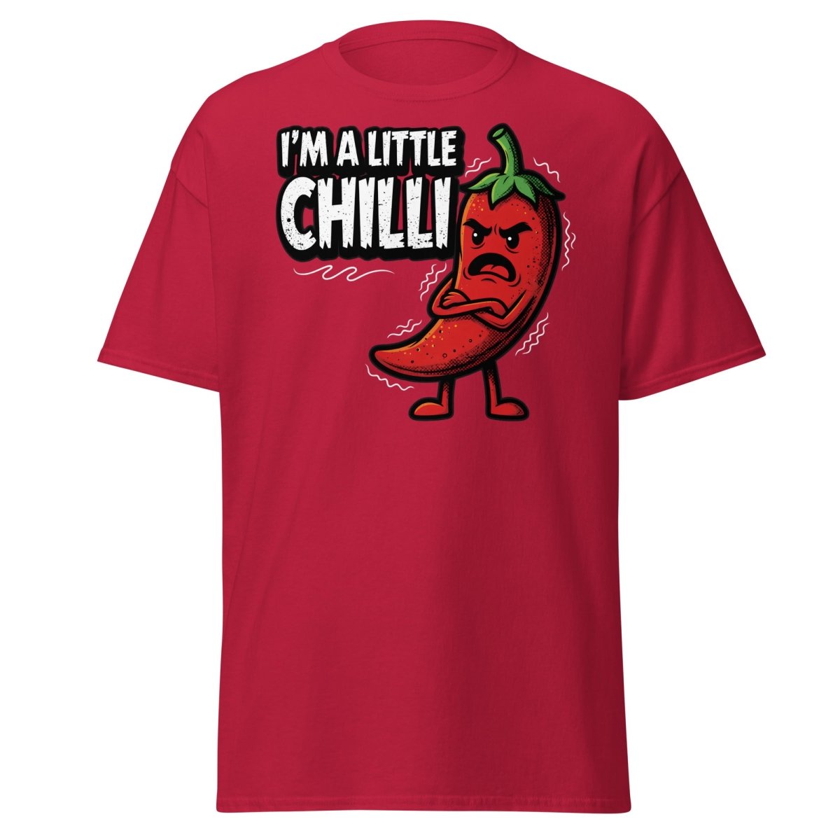 I'm a Little Chilli Funny Pun T-Shirt | Teeripple - Cardinal - TeeRipple