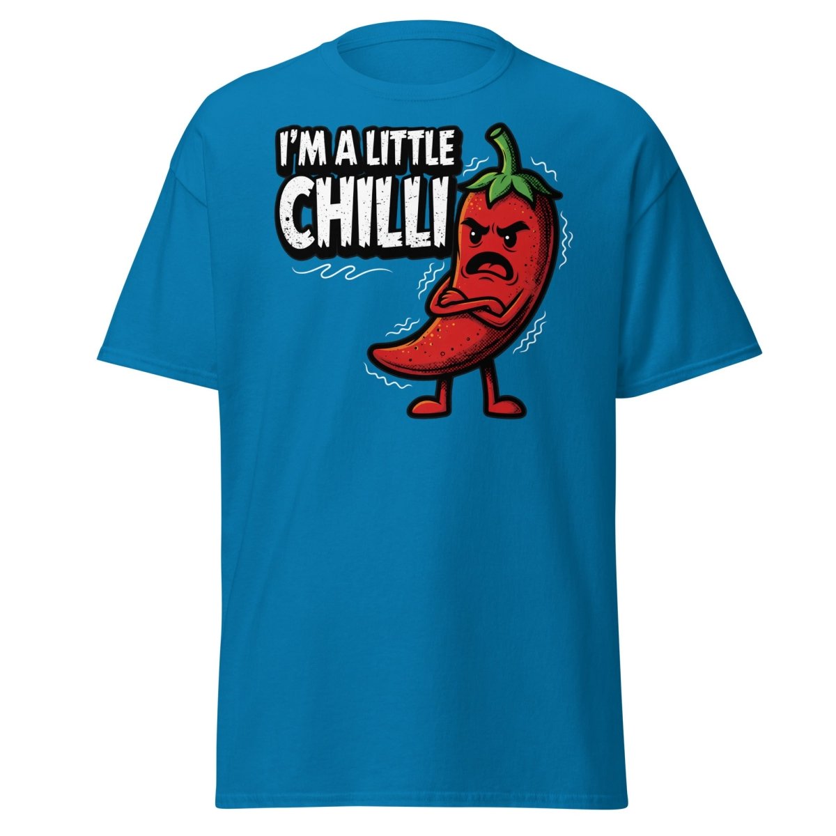 I'm a Little Chilli Funny Pun T-Shirt | Teeripple - Sapphire - TeeRipple