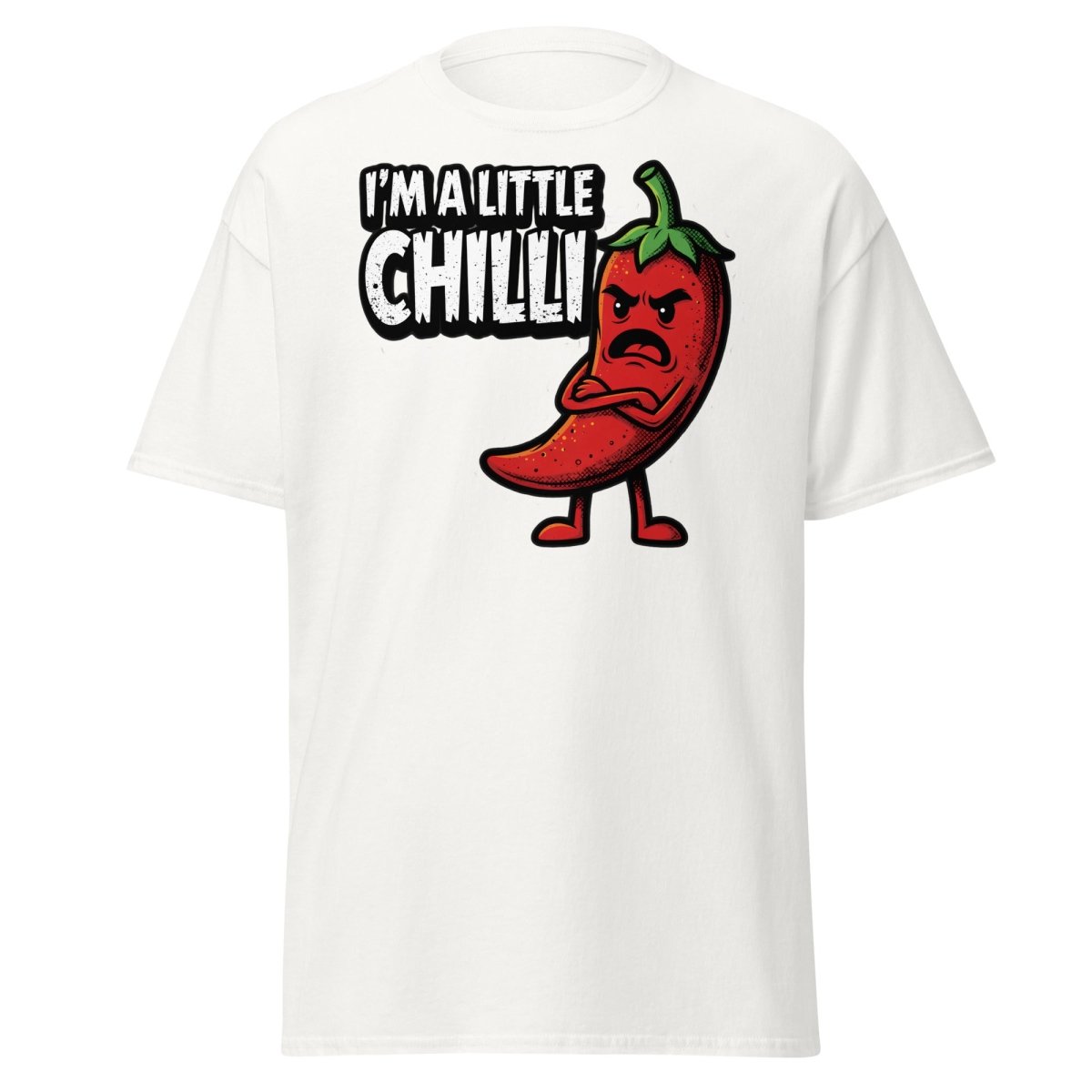 I'm a Little Chilli Funny Pun T-Shirt | Teeripple - White - TeeRipple