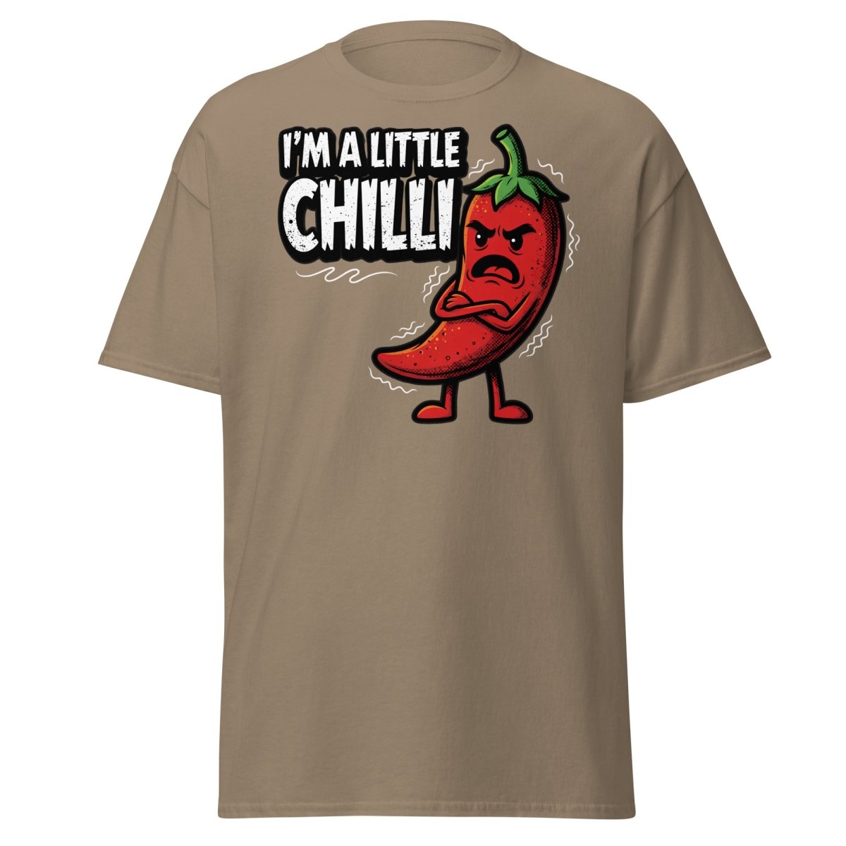 I'm a Little Chilli Funny Pun T-Shirt | Teeripple - Brown Savana - TeeRipple