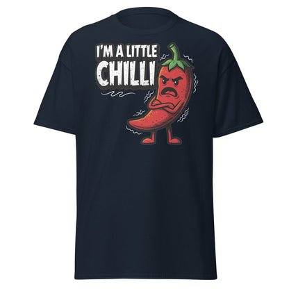 I'm a Little Chilli Funny Pun T-Shirt | Teeripple - Navy - TeeRipple