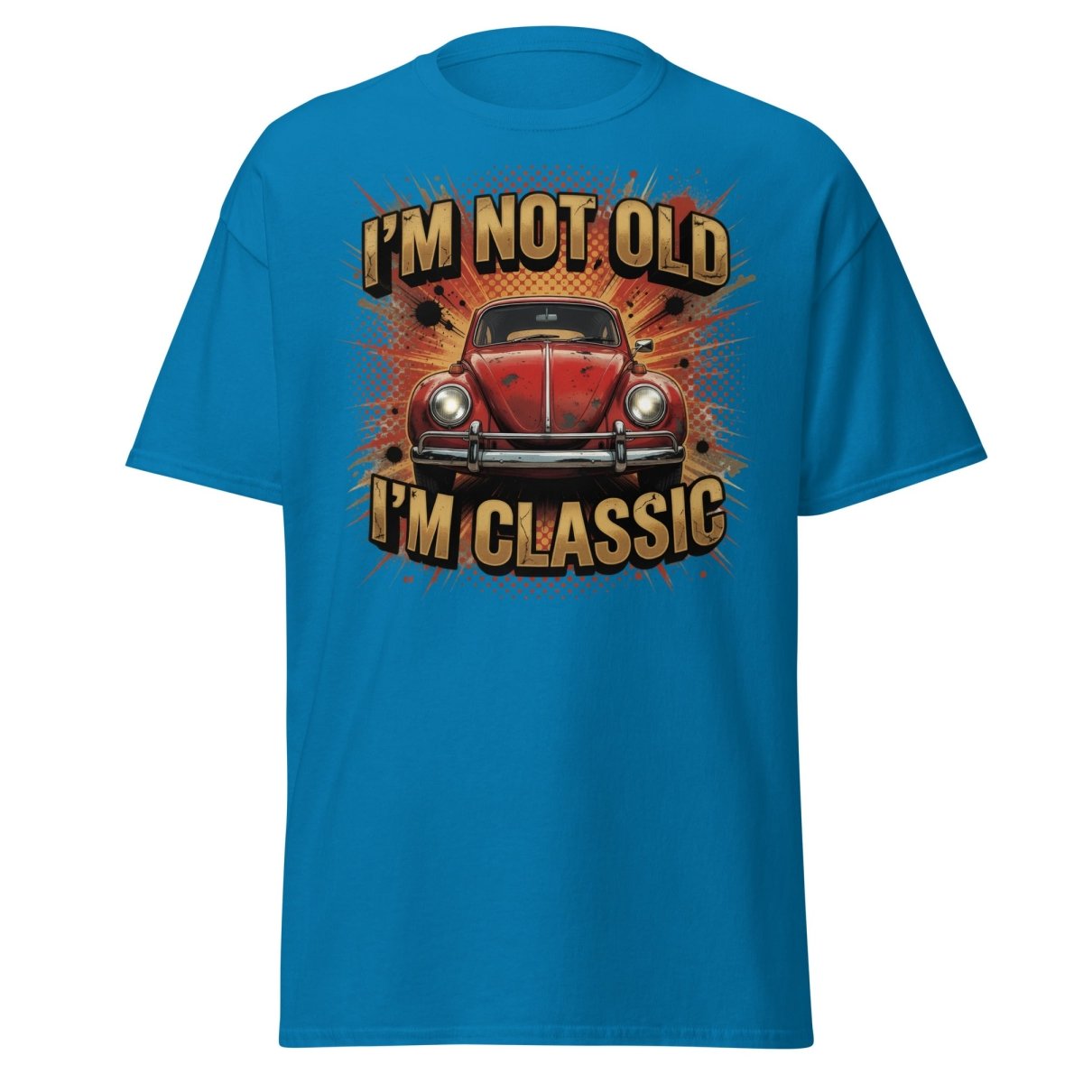 I'm Not Old I'm Classic Vintage Car T-Shirt | Funny Retro Tee - Sapphire - TeeRipple