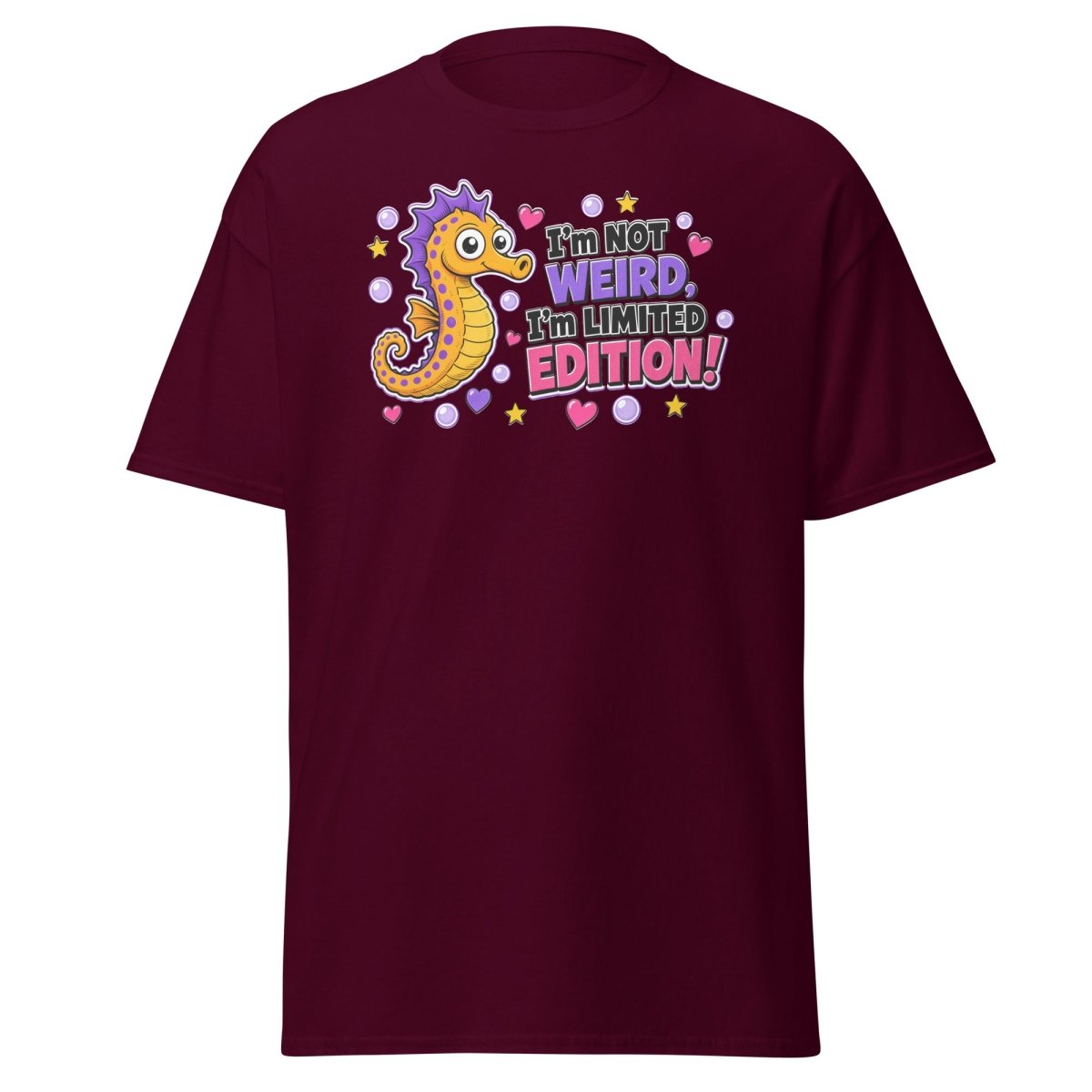 I'm Not Weird Limited Edition Tee - Maroon - TeeRipple