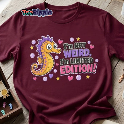 I'm Not Weird Limited Edition Tee - Maroon - TeeRipple