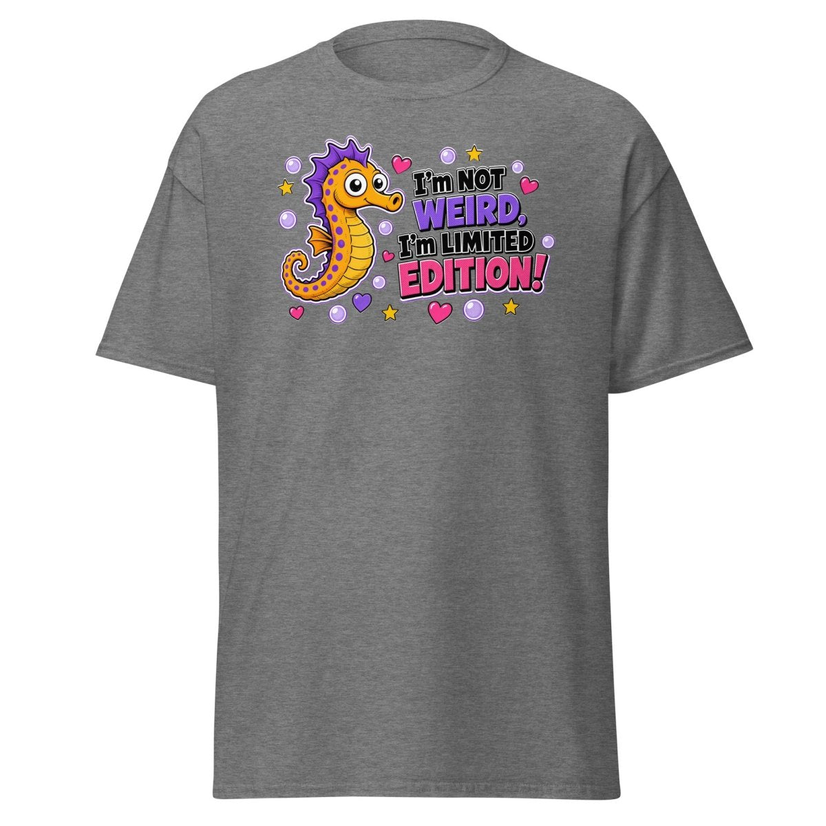 I'm Not Weird Limited Edition Tee - Graphite Heather - TeeRipple