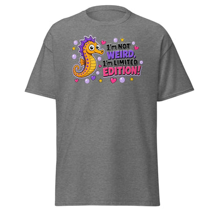 I'm Not Weird Limited Edition Tee - Graphite Heather - TeeRipple