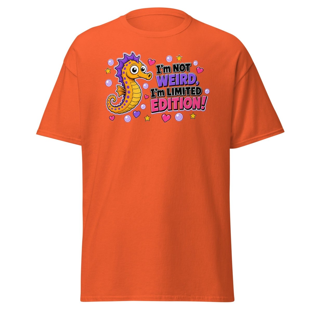 I'm Not Weird Limited Edition Tee - Orange - TeeRipple