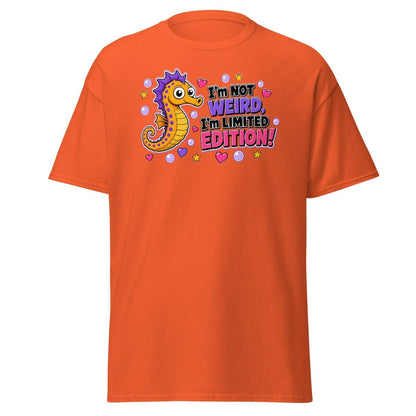 I'm Not Weird Limited Edition Tee - Orange - TeeRipple
