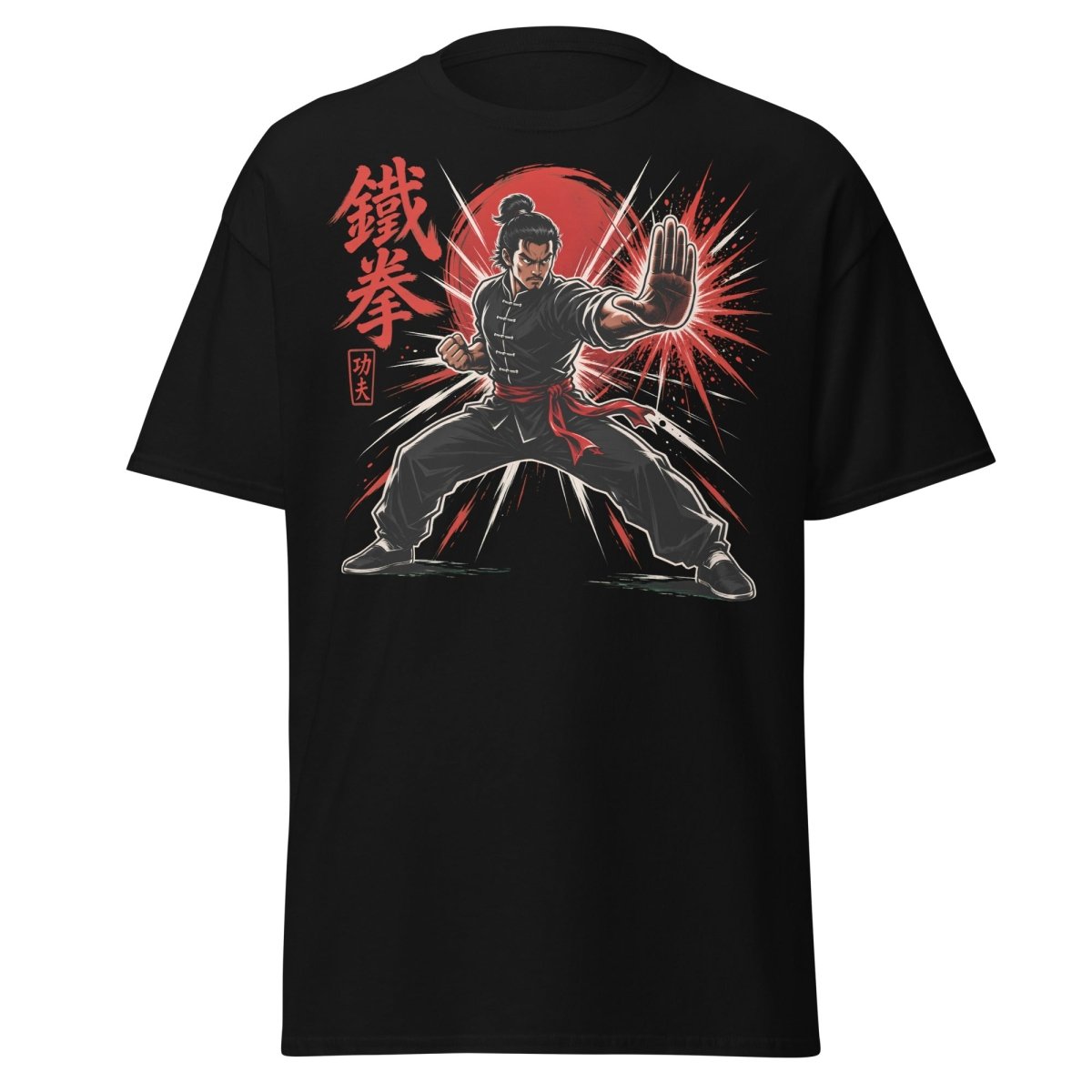 Iron Fist Kung Fu Warrior Comic Book T-Shirt - Black - TeeRipple