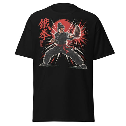 Iron Fist Kung Fu Warrior Comic Book T-Shirt - Black - TeeRipple