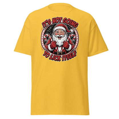 It's Not Going To Lick Itself Santa T-Shirt | Funny Christmas Tee - Daisy - TeeRipple