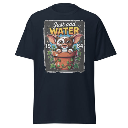 Just Add Water Cute Monster T-Shirt - Retro 1984 Tee - Navy - TeeRipple