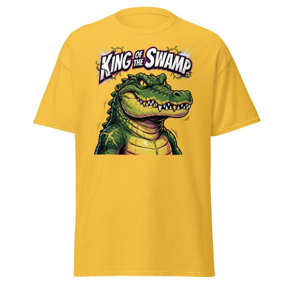 King of the Swamp Alligator T-Shirt | Funny Gator Tee - Daisy - TeeRipple