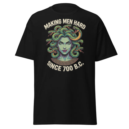 Medusa "Making Men Hard" Since 700 BC T-Shirt - Black - TeeRipple
