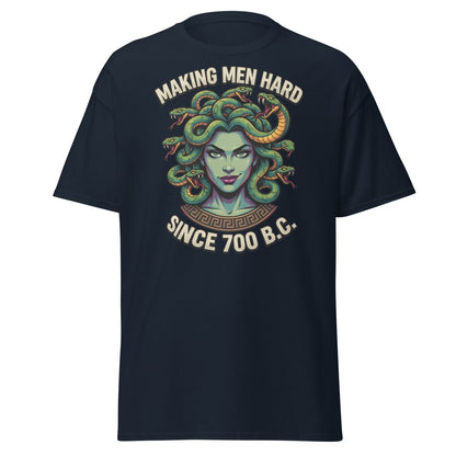 Medusa "Making Men Hard" Since 700 BC T-Shirt - Navy - TeeRipple