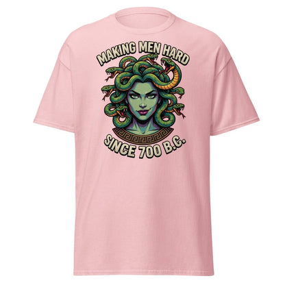 Medusa "Making Men Hard" Since 700 BC T-Shirt - Light Pink - TeeRipple