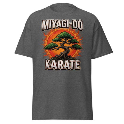 Miyagi - Do Karate Bonsai T-Shirt – Karate Kid Inspired - Dark Heather - TeeRipple