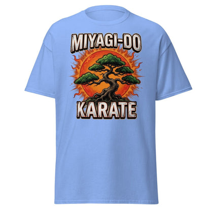 Miyagi - Do Karate Bonsai T-Shirt – Karate Kid Inspired - Carolina Blue - TeeRipple