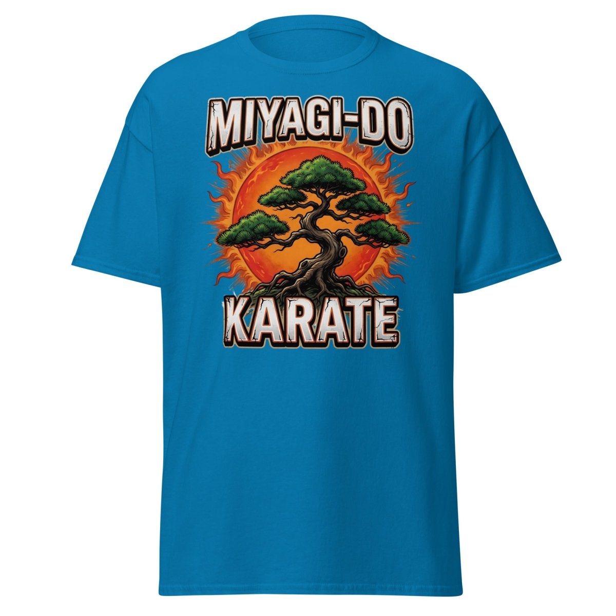 Miyagi - Do Karate Bonsai T-Shirt – Karate Kid Inspired - Sapphire - TeeRipple
