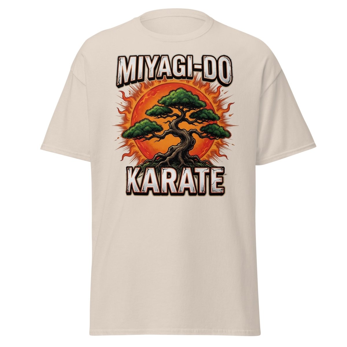 Miyagi - Do Karate Bonsai T-Shirt – Karate Kid Inspired - Natural - TeeRipple