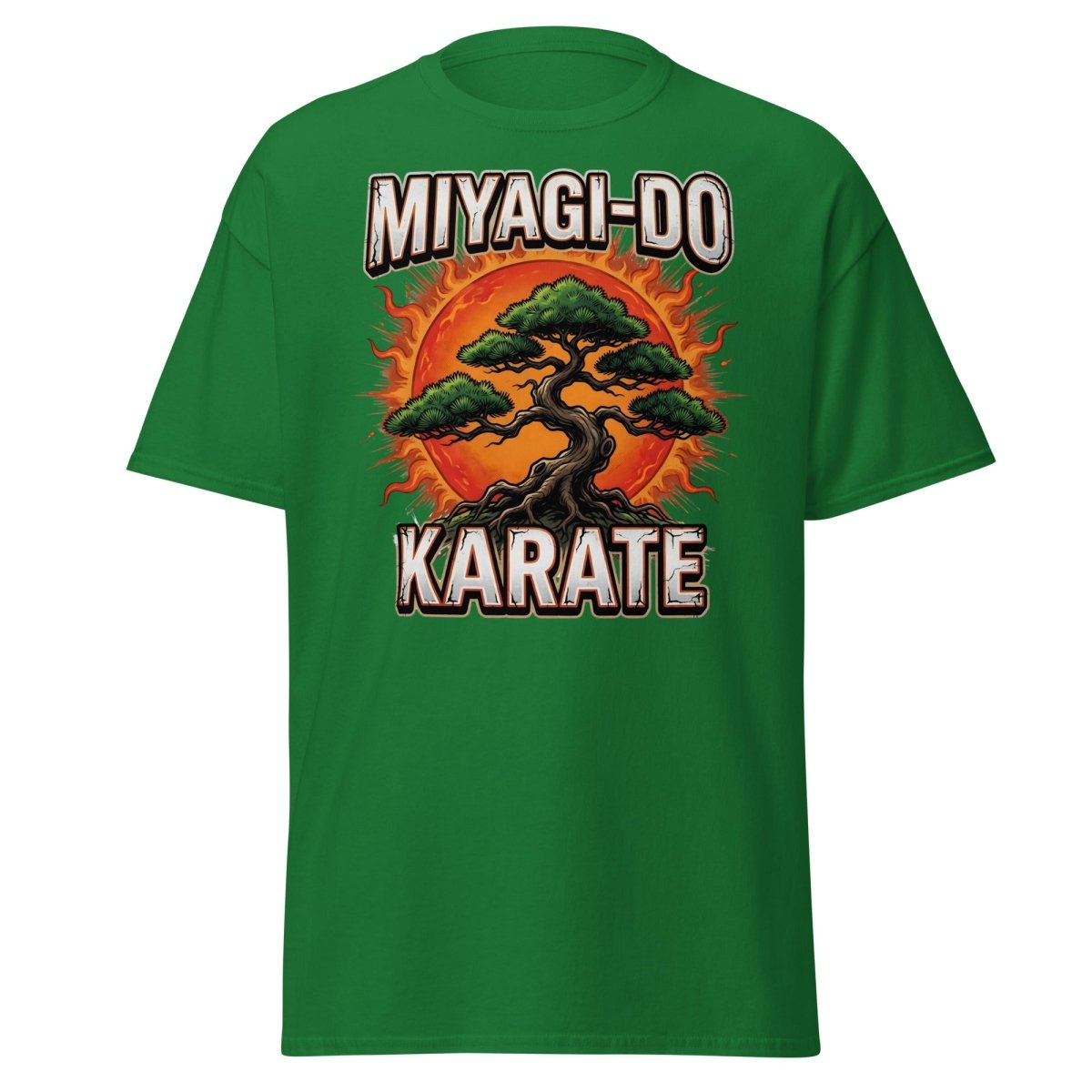 Miyagi - Do Karate Bonsai T-Shirt – Karate Kid Inspired - Turf Green - TeeRipple