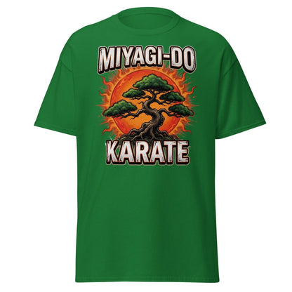 Miyagi - Do Karate Bonsai T-Shirt – Karate Kid Inspired - Turf Green - TeeRipple