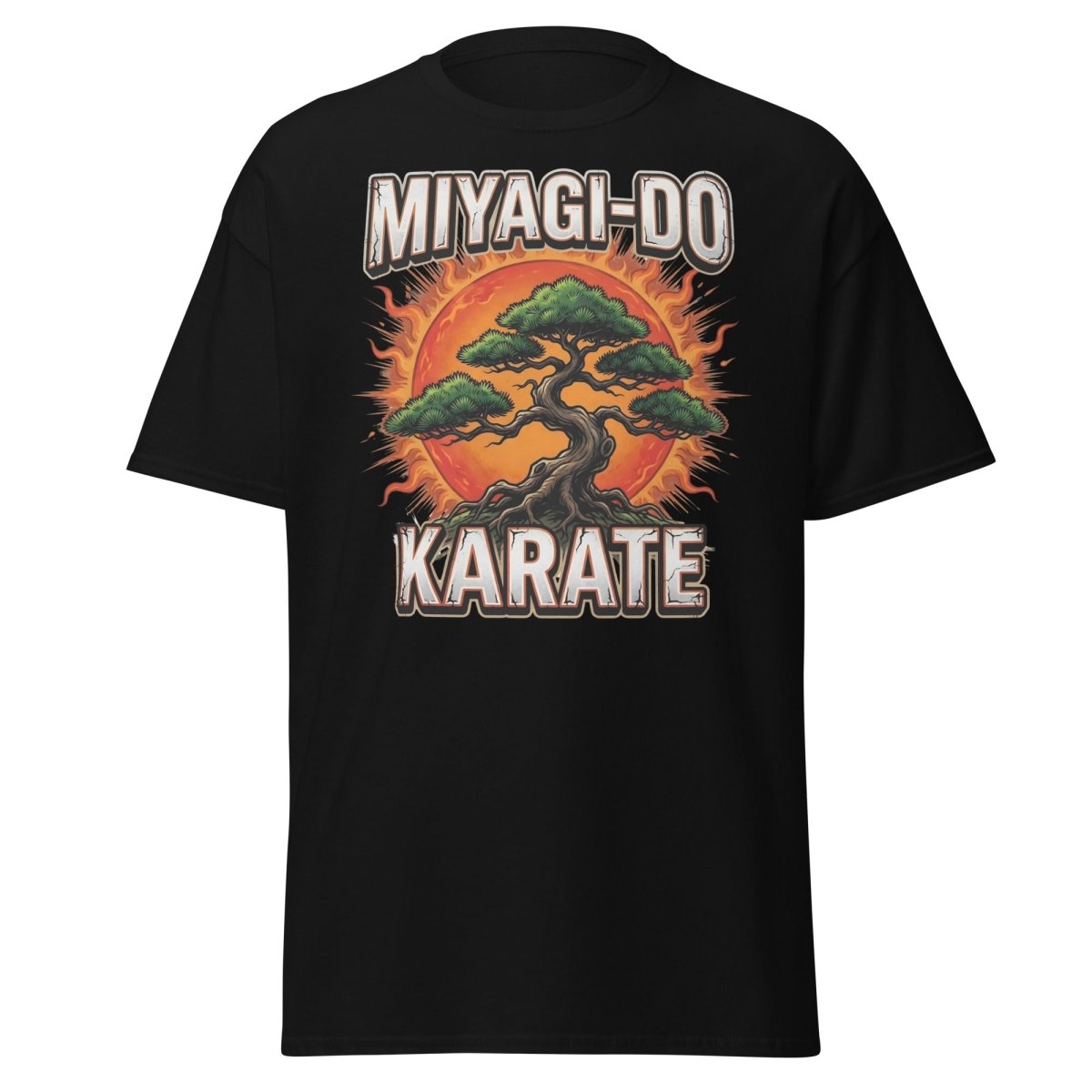 Miyagi - Do Karate Bonsai T-Shirt – Karate Kid Inspired - Black - TeeRipple