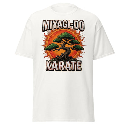 Miyagi - Do Karate Bonsai T-Shirt – Karate Kid Inspired - White - TeeRipple