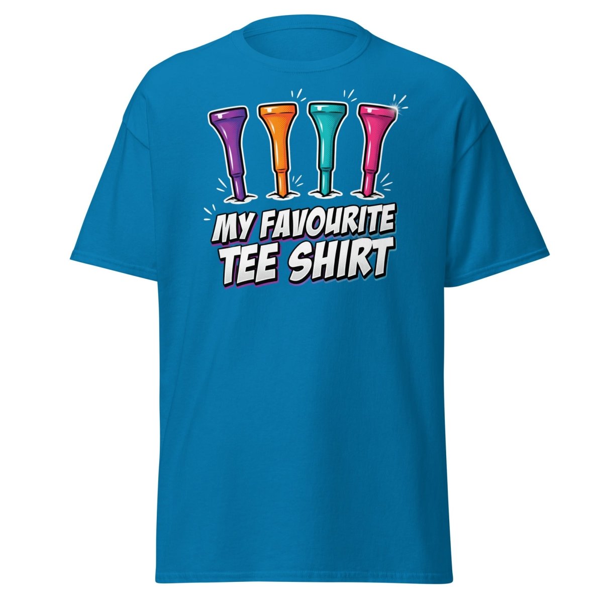 My Favourite Tee Shirt Golf Pun T-Shirt - Sapphire - TeeRipple