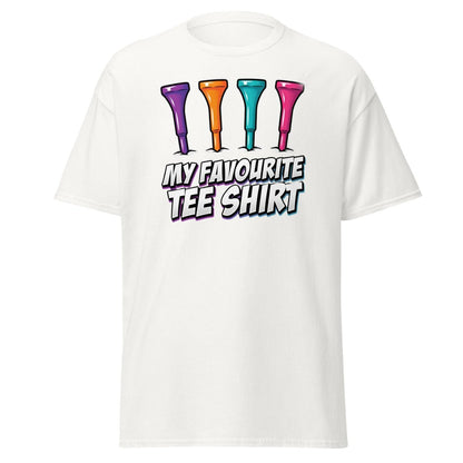 My Favourite Tee Shirt Golf Pun T-Shirt - White - TeeRipple