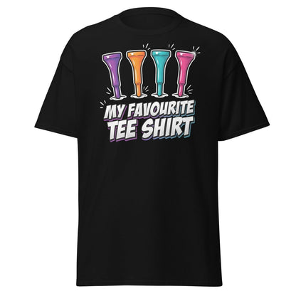 My Favourite Tee Shirt Golf Pun T-Shirt - Black - TeeRipple