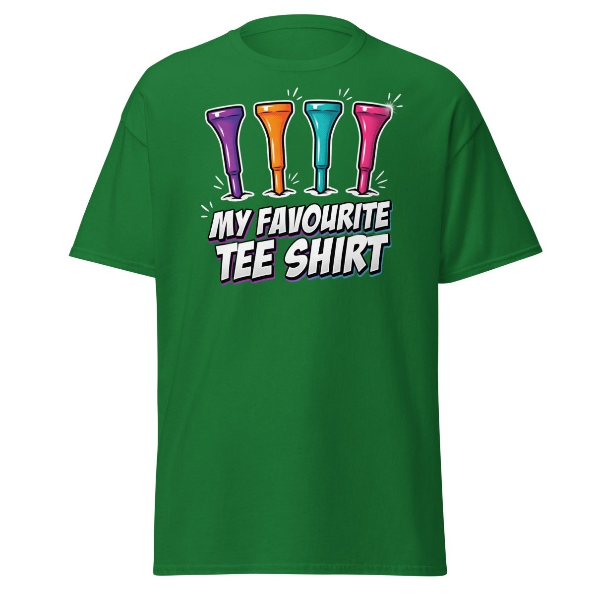 My Favourite Tee Shirt Golf Pun T-Shirt - Turf Green - TeeRipple
