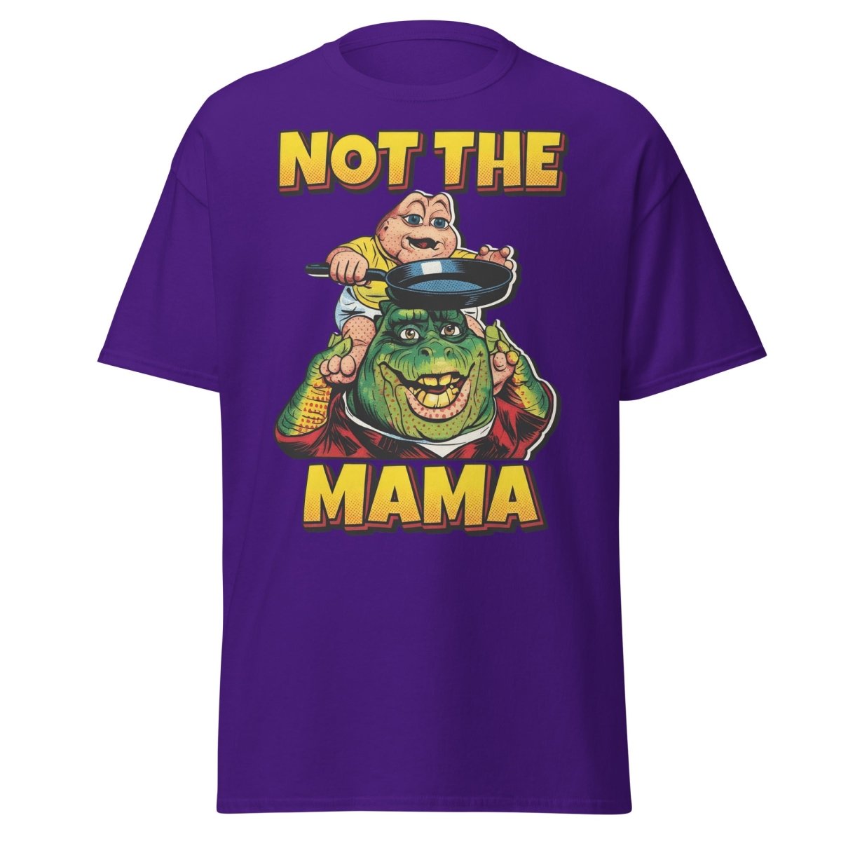Not the Mama Dinosaurs T-Shirt - Baby Sinclair - Purple - TeeRipple