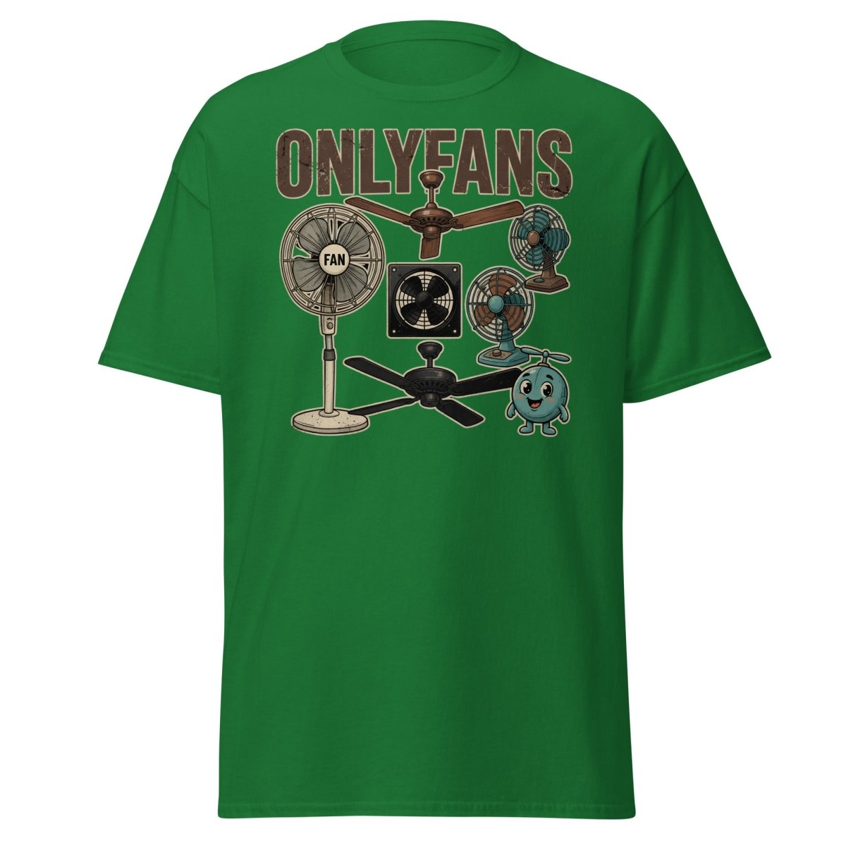 OnlyFans Parody T-Shirt Funny Fan Design - Turf Green - TeeRipple