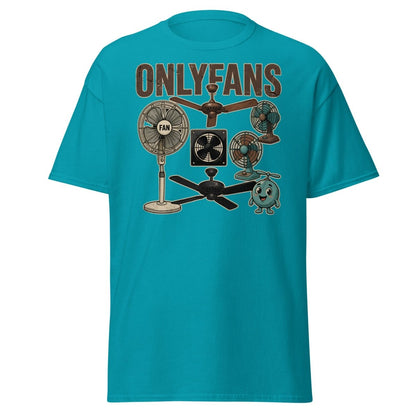 OnlyFans Parody T-Shirt Funny Fan Design - Tropical Blue - TeeRipple