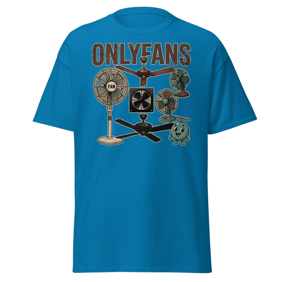 OnlyFans Parody T-Shirt Funny Fan Design - Sapphire - TeeRipple