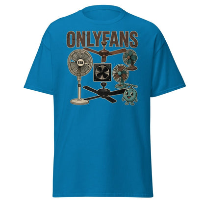 OnlyFans Parody T-Shirt Funny Fan Design - Sapphire - TeeRipple