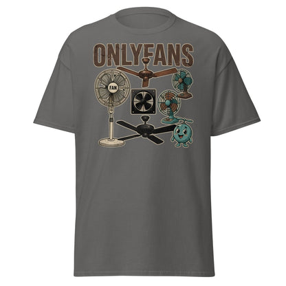 OnlyFans Parody T-Shirt Funny Fan Design - Charcoal - TeeRipple
