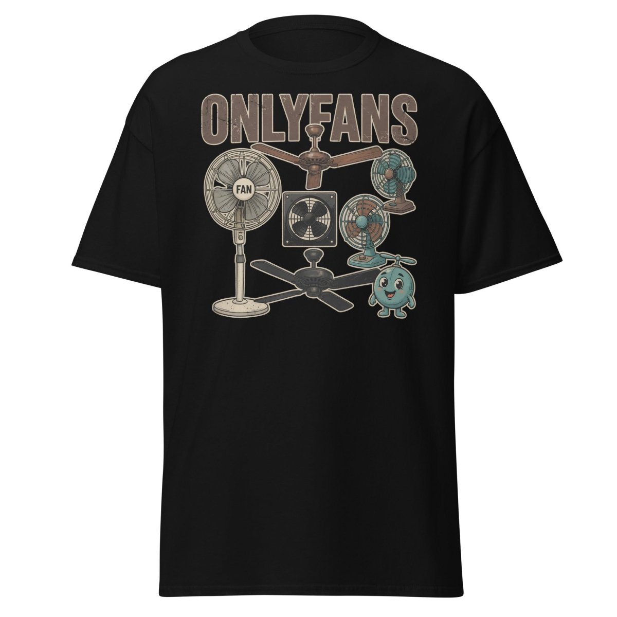 OnlyFans Parody T-Shirt Funny Fan Design - Black - TeeRipple