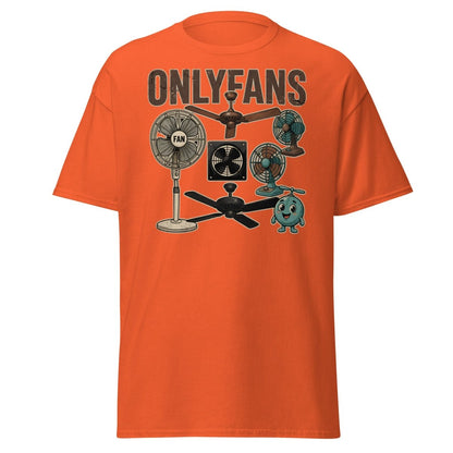 OnlyFans Parody T-Shirt Funny Fan Design - Orange - TeeRipple